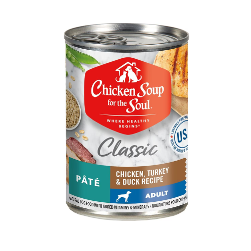 Chicken Soup Pate Dog Chicken, Turkey & Duck 13oz can