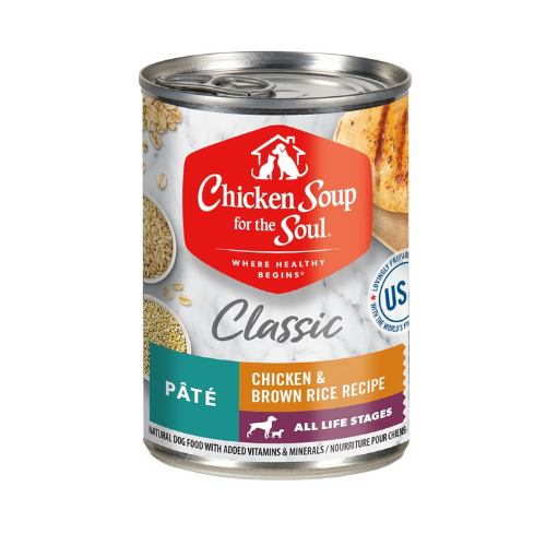 Chicken Soup Classic Pate Dog Chicken & Brown Rice 13oz can