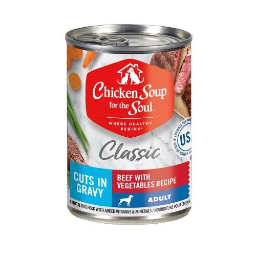 Chicken Soup Dog Can Adult Beef With Vegetables 13oz