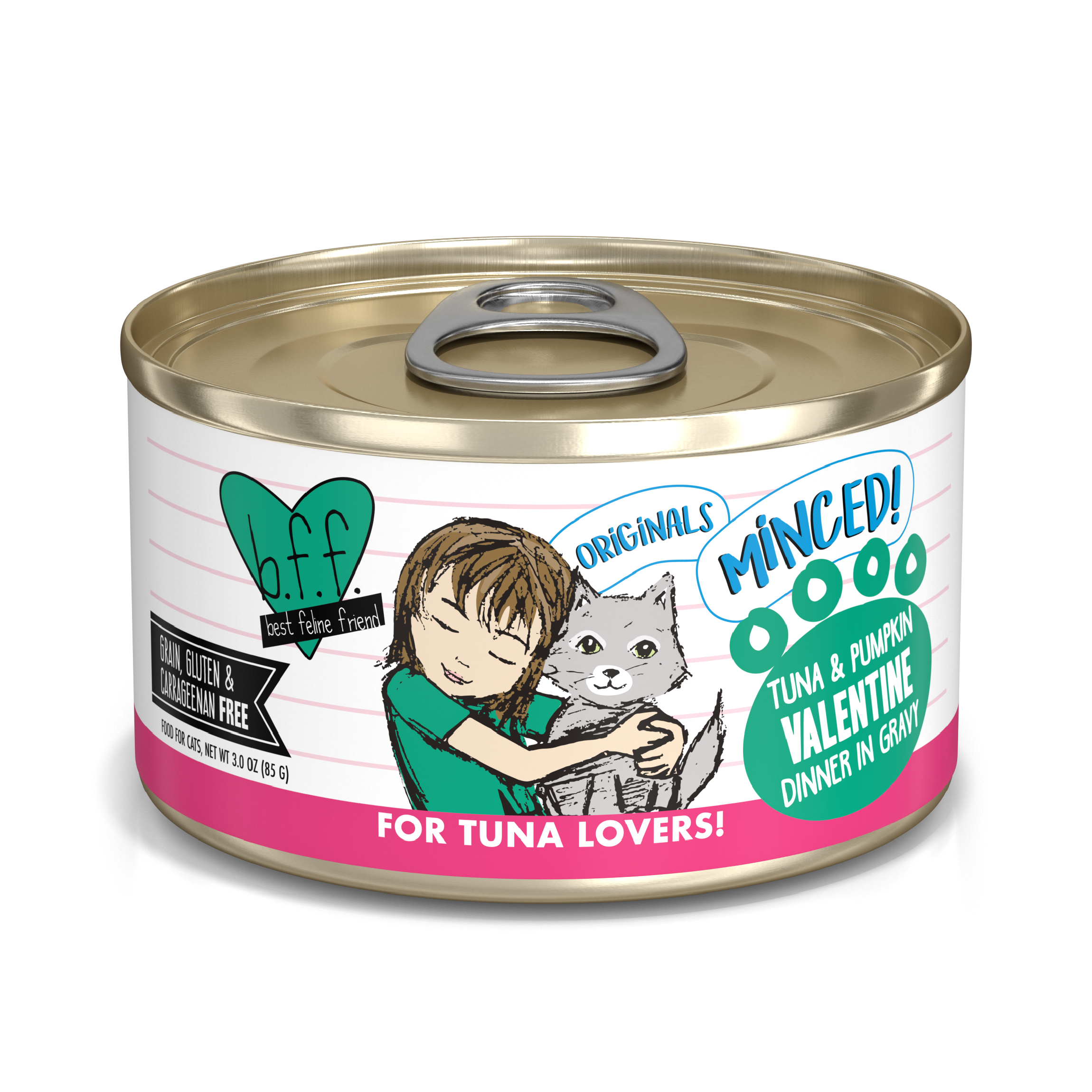 Weruva BFF Cat Tuna & Pumpkin Valentine in Gravy 3oz Can