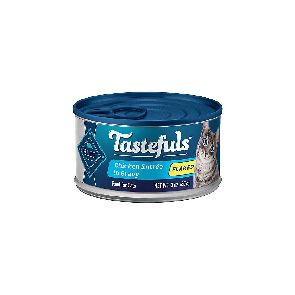 Blue Buffalo Cat Food Tastefuls Flaked Chicken Entree In Gravy Can 3oz