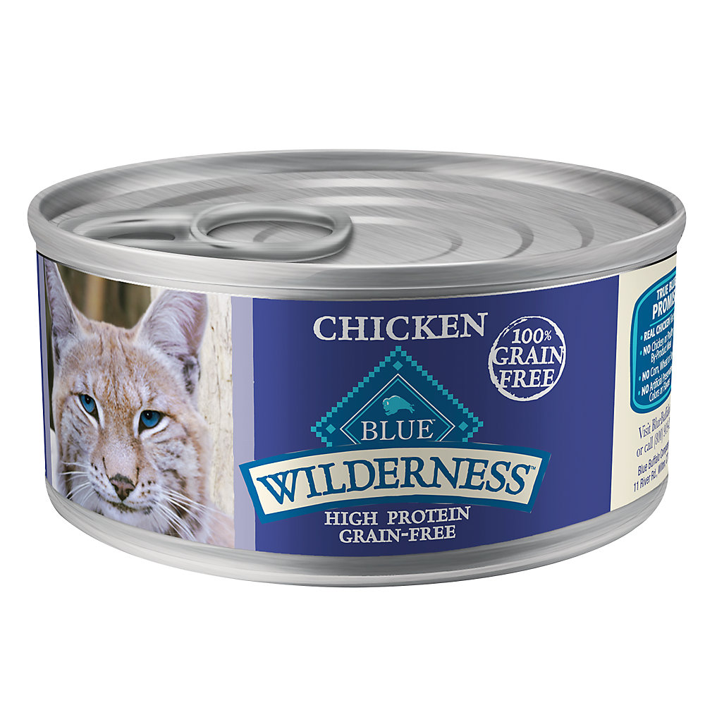 Blue Buffalo Wilderness Cat Grain Free Chicken Pate Can 5.5oz