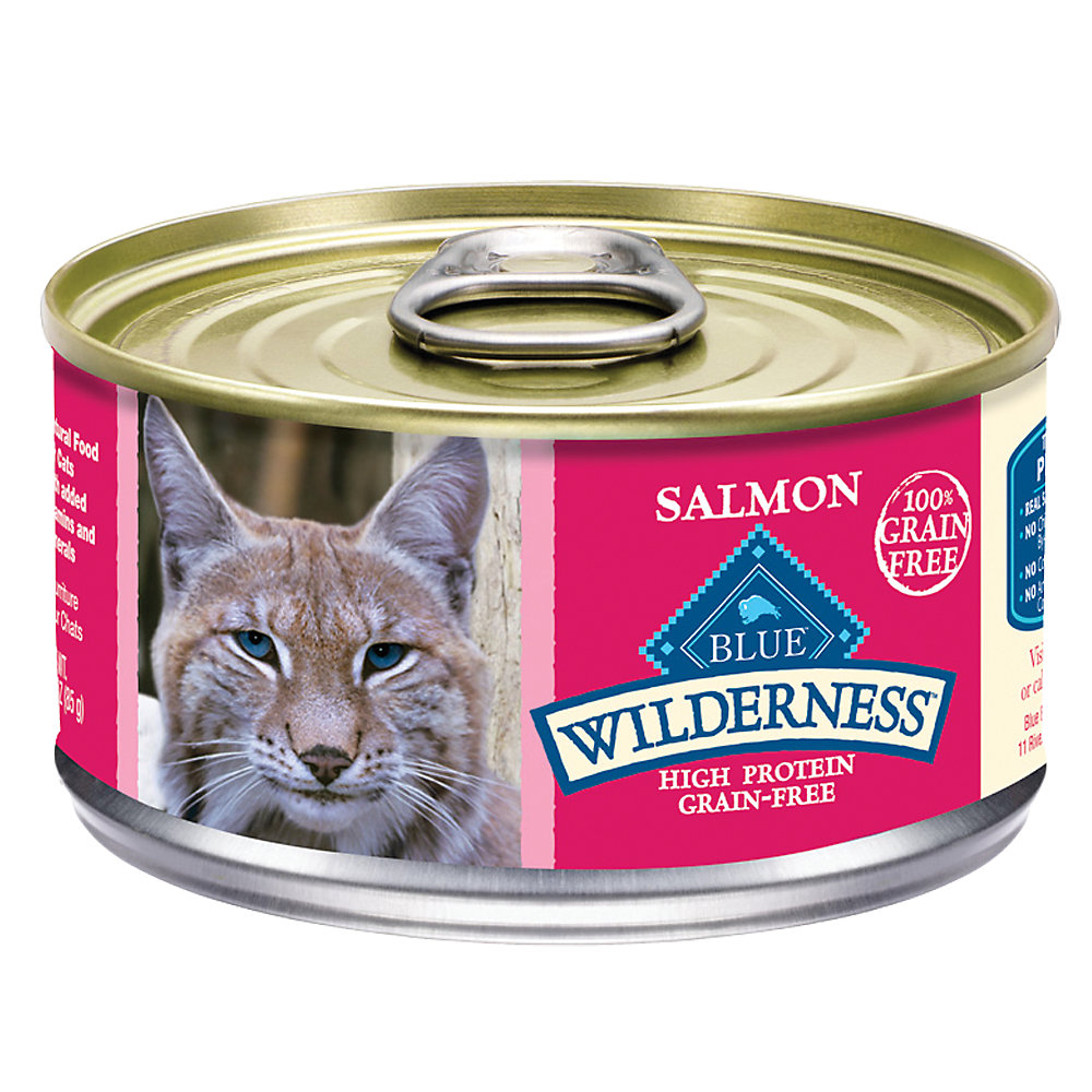Blue Buffalo Wilderness Cat Grain Free Salmon Pate Can 5.5oz