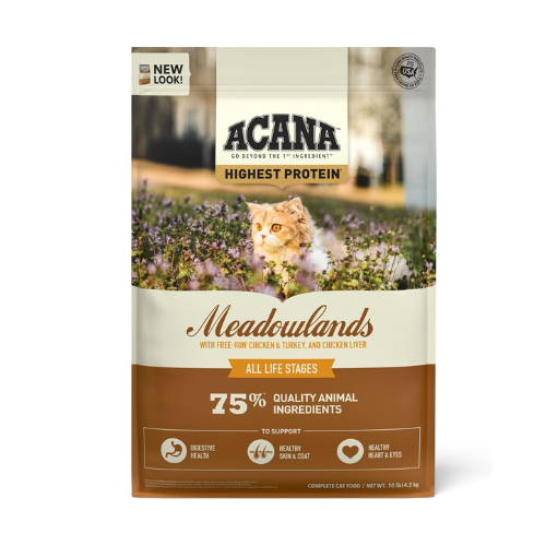 Acana Cat Food Grain Free Meadowlands 10#