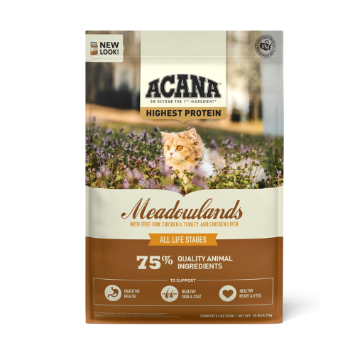 Acana Highest Protein Cat Meadowlands 10#