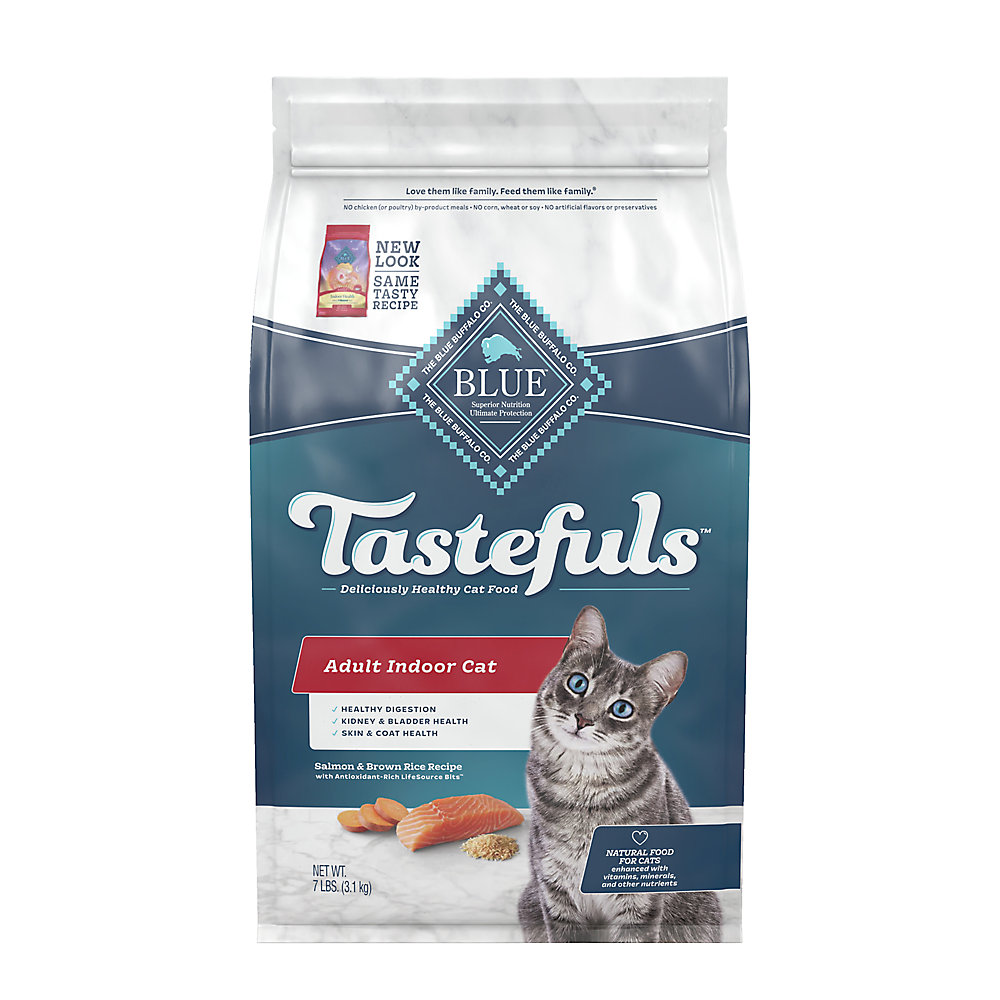 Blue Buffalo Tastefuls Cat Food Indoor Salmon & Brown Rice 7#