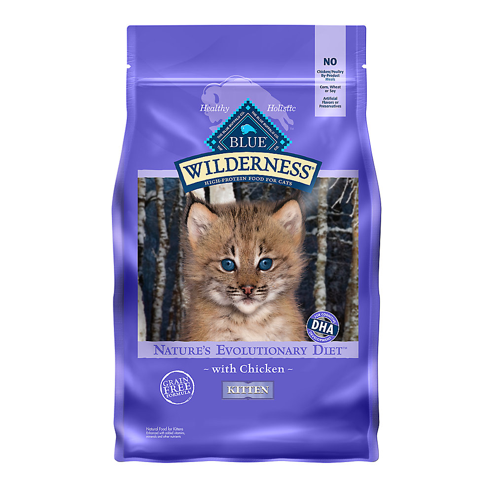 Blue Buffalo Wilderness Kitten Grain Free Chicken 5#