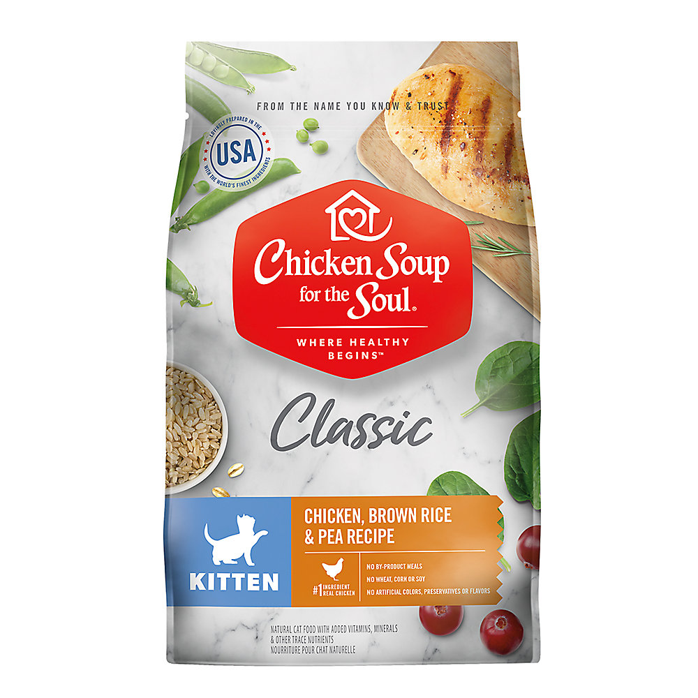 Chicken Soup Kitten Chicken Brown Rice & Pea 4.5#