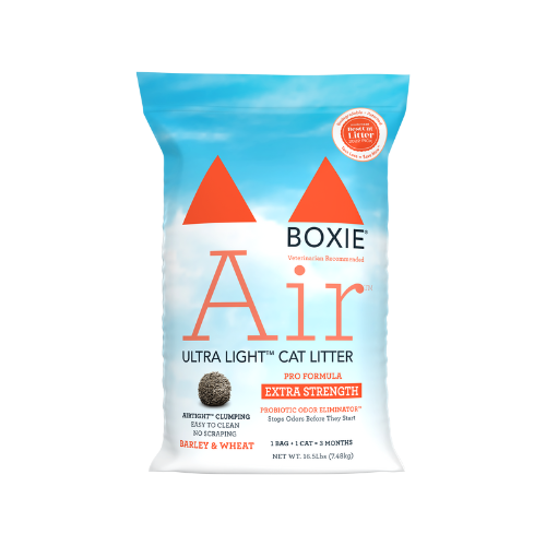 Boxiecat Air Lightweight Extra Strength Clumping Barley Cat Litter 16.5#
