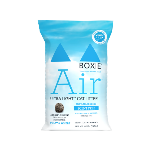 Boxiecat Air Clumping Cat Litter Lightweight Scent Free 16.5#