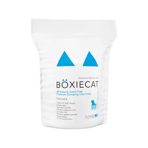 Boxiecat Scent Free Premium Clumping Clay Cat Litter 16#