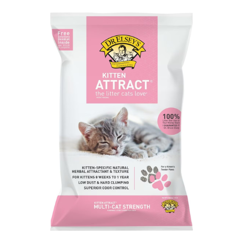 Dr. Elsey's Precious Cat Kitten Attract Scoopable Litter 20#
