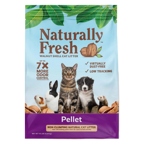 Departments Naturally Fresh Pellet Formula Unscented Non Clumping Cat Litter 10