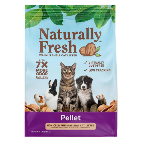 Naturally Fresh Pellet Formula Unscented Non-Clumping Cat Litter 10#