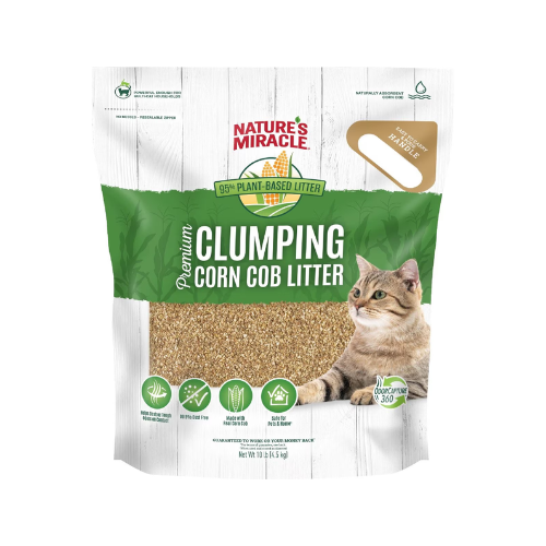 Nature's Miracle Cat Premium Clumping Corn Cob Litter 10#