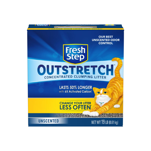 Fresh Step Outstretch Unscented Concentrated Clumping Cat Litter 19#