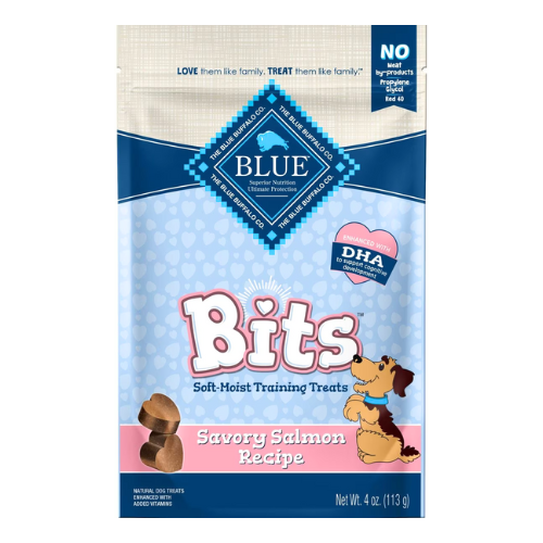 Blue Buffalo Bits Dog Training Treats Salmon 4oz