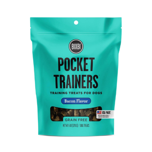 Bixbi Pocket Trainers Dog Treats Bacon 6oz