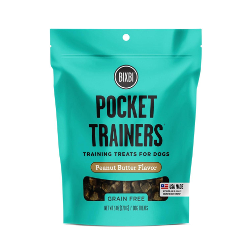 Bixbi Pocket Trainers Dog Treats Peanut Butter 6oz