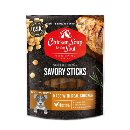 Chicken Soup Savory Sticks Dog Treats Chicken 4.5oz