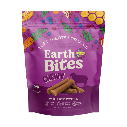 Earthborn Dog Treat Chewy Earthbites Lamb 7oz