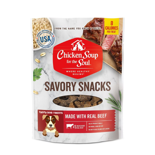 Chicken Soup Savory Snacks Dog  Treats Beef  6oz