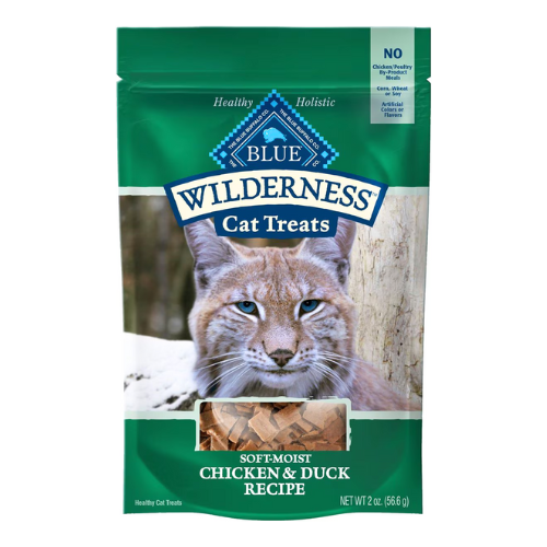 Blue Buffalo Wilderness Cat Treats Grain Free Soft Chicken & Duck 2oz