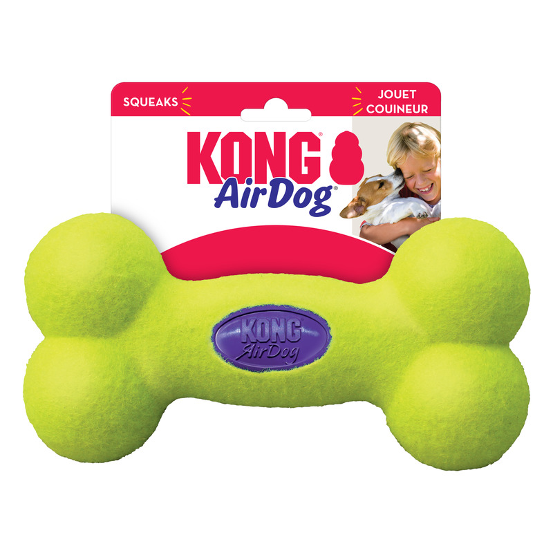 Kong AirDog Dog Toy Sqeaker Bone Large
