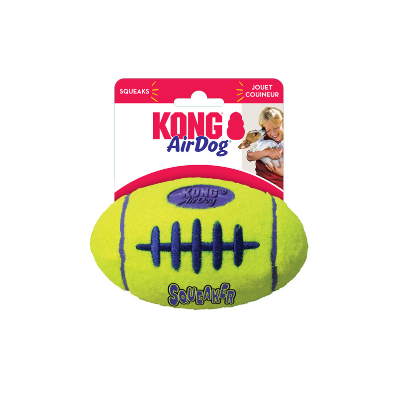 Kong AirDog Dog Toy Speaker Football Medium