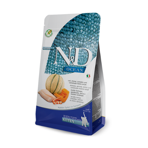 Farmina Ocean Kitten Grain Free Cod Shrimp & Pumpkin 3.3#