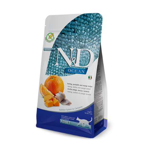Farmina Ocean Cat Grain Free Herring Pumpkin & Orange 3.3#