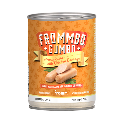 Fromm Dog Food Frommbo Gumbo Hearty Stew Chicken Sausage 12.5oz