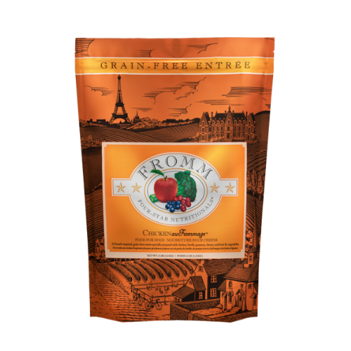 Fromm Four Star Dog Chicken Au Frommage Grain Free 4#