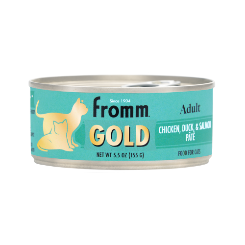 Fromm Gold Cat Adult Chicken Duck & Salmon Pate 5.5oz Can