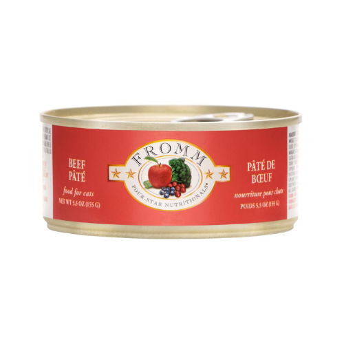 Fromm Four Star Pate Cat Beef 5.5oz can