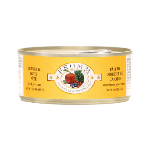 Fromm Four Star Pate Cat Turkey & Duck 5.5oz can