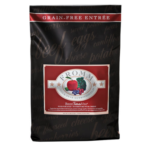 Fromm Four Star Dog Beef Frittata Veg Grain Free 26#
