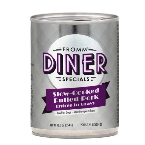 Fromm Dog Food Diner Special Slow Cooked Pulled Pork in Gravy Can 12.5oz