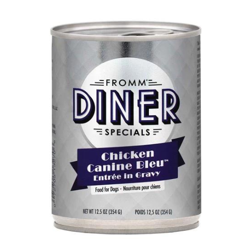Fromm Diner Specials Dog Chicken Canine Bleu in Gravy 12.5oz Can