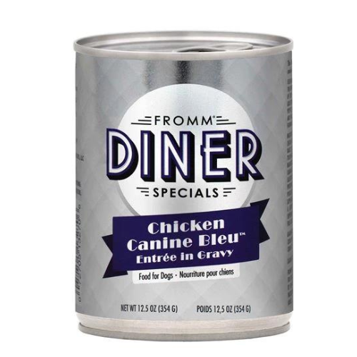 Fromm Dog Food Diner Special Chicken Canine Bleu in Gravy Can 12.5oz