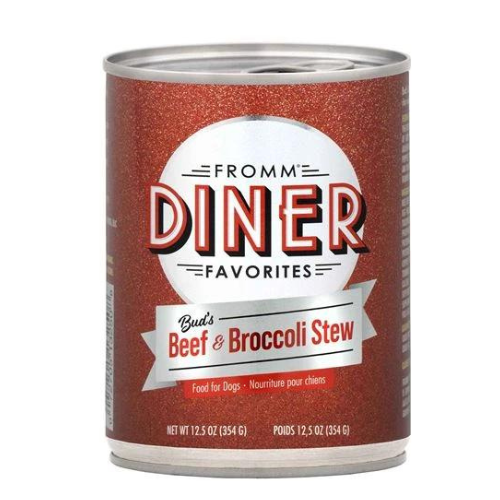 Fromm Diner Favorites Dog Bella's Beef Barkundy Stew 12.5oz Can