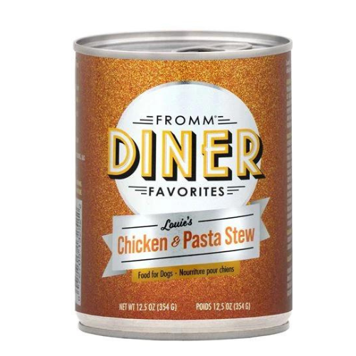 Fromm Diner Favorites Dog Louie's Chicken & Pasta Stew 12.5oz Can
