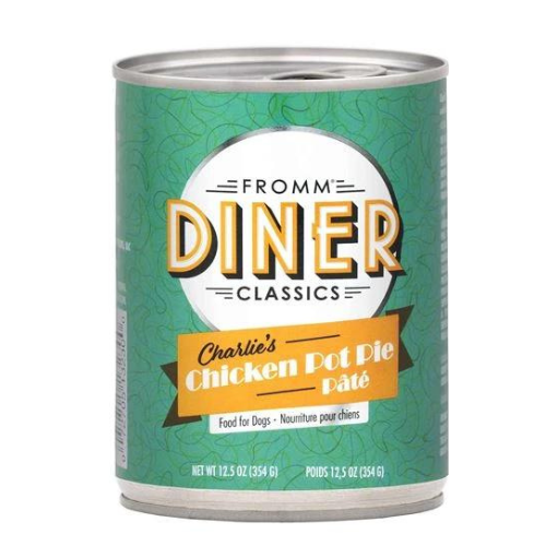 Fromm Diner Classics Dog Charlie's Chicken Pot Pie Pate 12.5oz Can