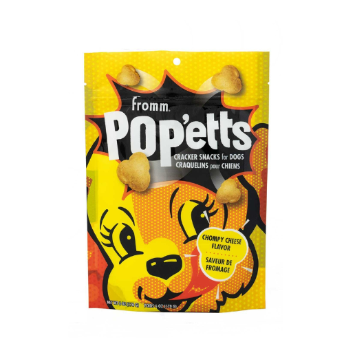 Fromm Popetts Dog Treats Chompy Cheese Flavor 6oz