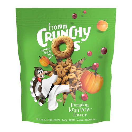 Fromm Crunchy Os Dog Treats Pumpkin Kran Pow 26oz