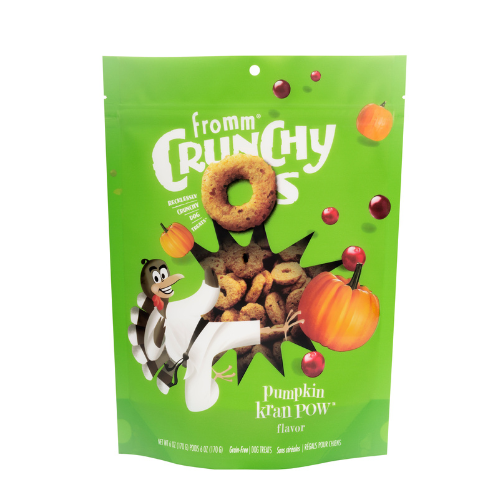 Fromm Crunchy Os Dog Treats Pumpkin Kran Pow 6oz