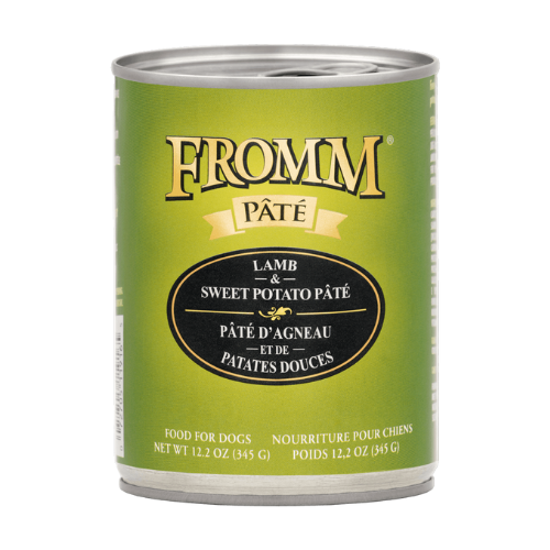 Fromm Pate Dog Grain-Free Lamb & Sweet Potato 12.2oz can