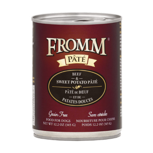 Fromm Dog Beef & Sweet Potato Pate 12.2oz Can