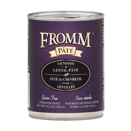Fromm Dog Venison & Lentil Pate 12.2oz Can