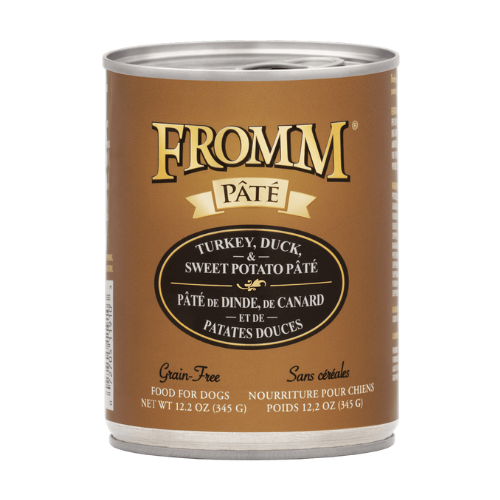 Fromm Dog Turkey, Duck & Sweet Potato Pate 12.2oz Can